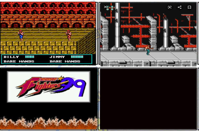 3 en 1 Contra Force - The King of Fighters 99 - Double Dragon III | Cartucho Compatible Family Game - Imagen 3