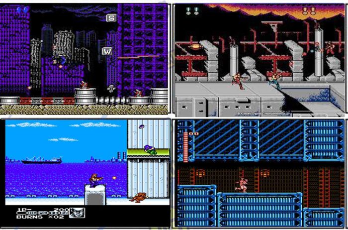 4 En 1: Contra Force -Final Mission-Shadow Ninja - Super Contra | Cartucho Compatible Family Game - Imagen 2