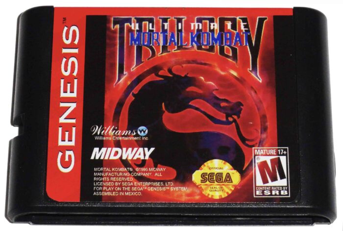 Ultimate Mortal Kombat Trilogy Cartucho Compatible Sega 16 Bits