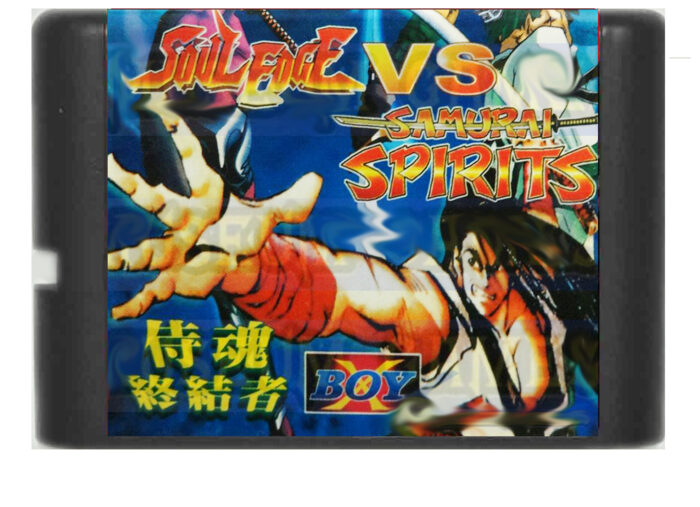 Soul Edge VS Samurai Spirits (unlicensed) | Cartucho Compatible Sega 16 Bits