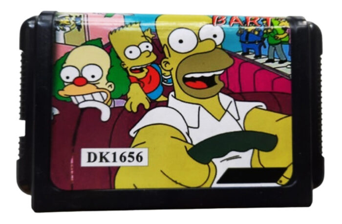 The Simpsons Virtual Bart | Cartucho Compatible Sega 16 Bits