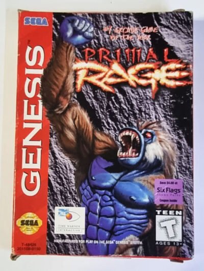 Prima Raga. Game Primal Rage | Sega Genesis Original Con Caja – Museum Games