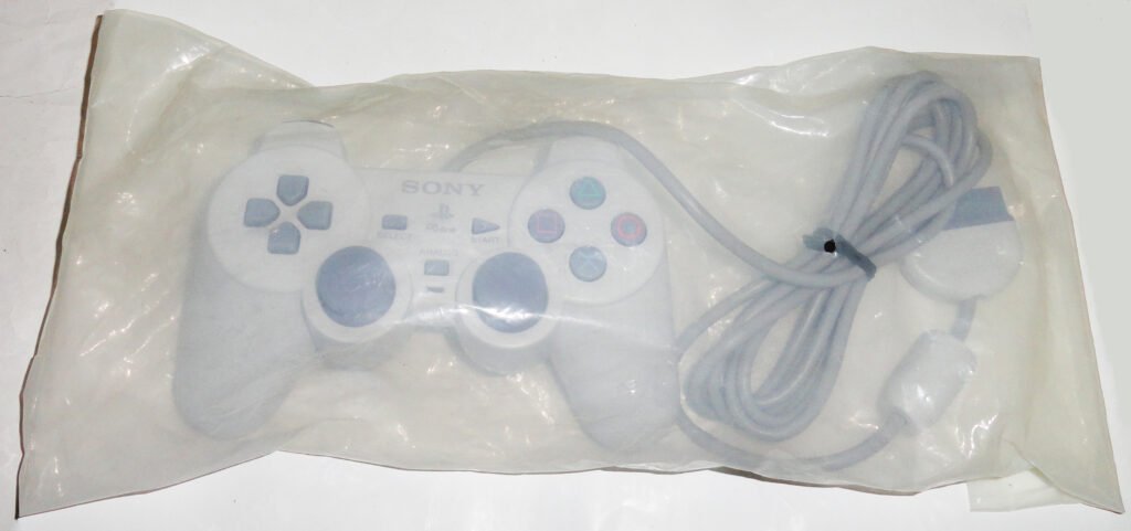 Controller Sony PlayStation 1 Ufficiale – Doppio Analogico, Grigio, Testato E Funzionante