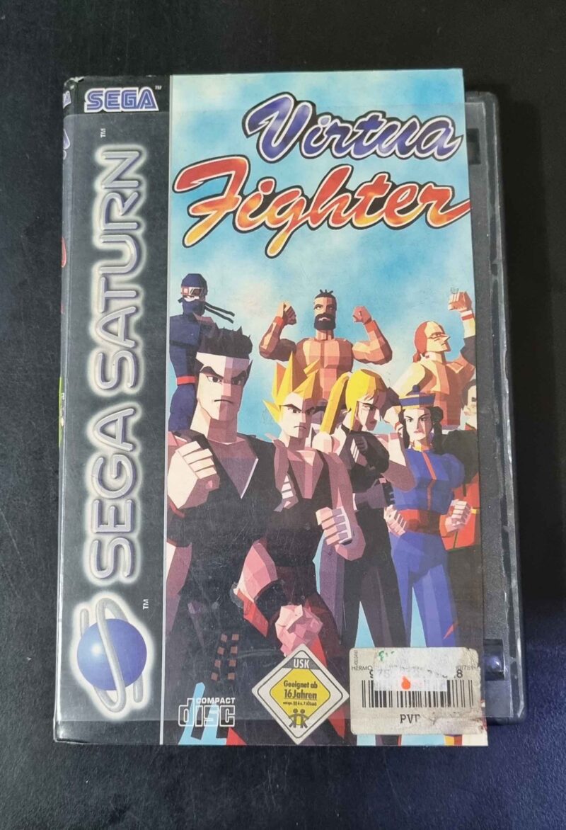 Virtua Fighter Sur Sega Saturn – Boîte Et Manuel D'origine – PAL – 1994 – Bon état
