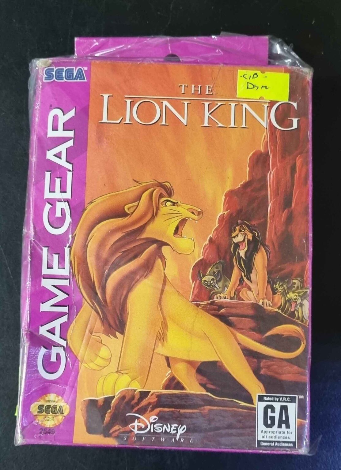 The Lion King | Game Gear Original (Cib) – Museum Games
