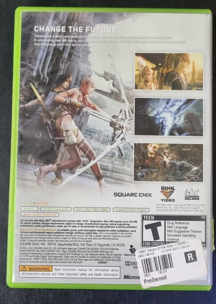 Final Fantasy XIII-2 | Xbox 360 -Usa- - Imagen 2