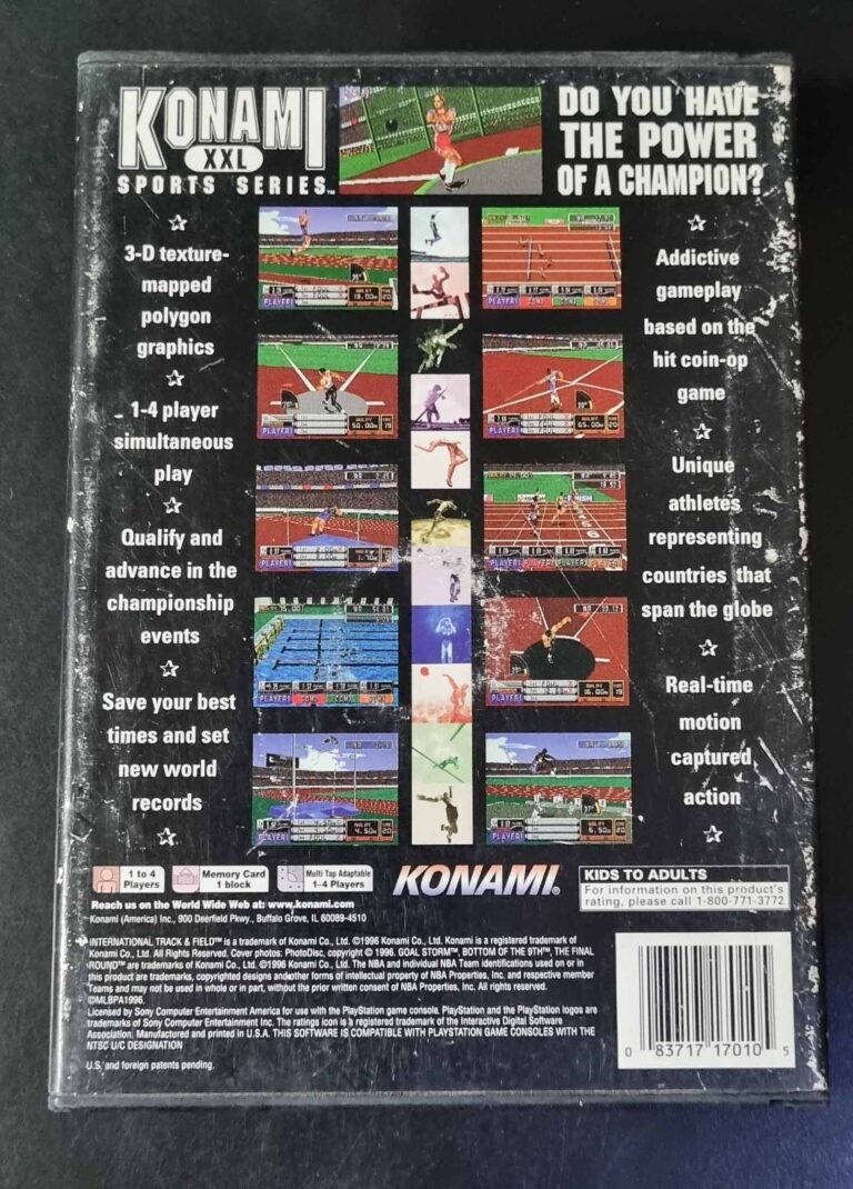 International Track & Field PS1 - Complet FR - Vintage Retrogaming - État Correct