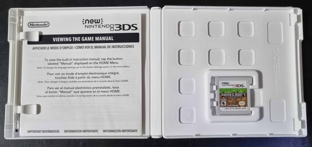 Minecraft 3ds Shell Minecraft New Nintendo 3ds Edition | Nintendo 3ds – Museum Games
