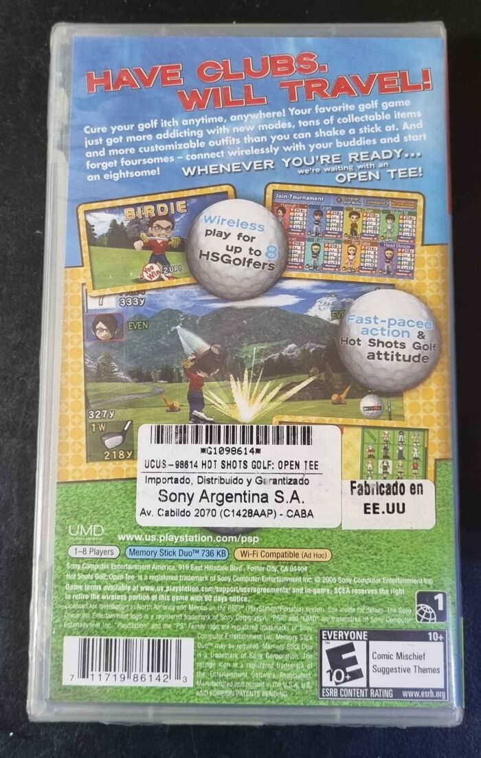 Hot Shots Golf Open Tee (sellado) | PsP - Imagen 2