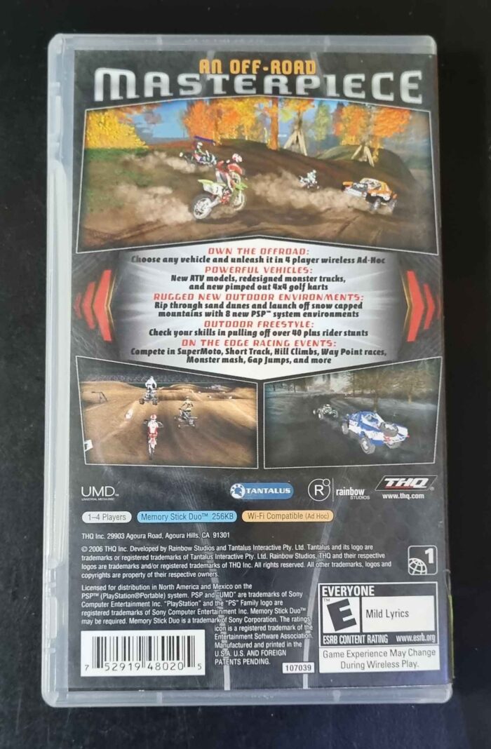 MX vs. ATV Unleashed On The Edge | PsP - Imagen 3