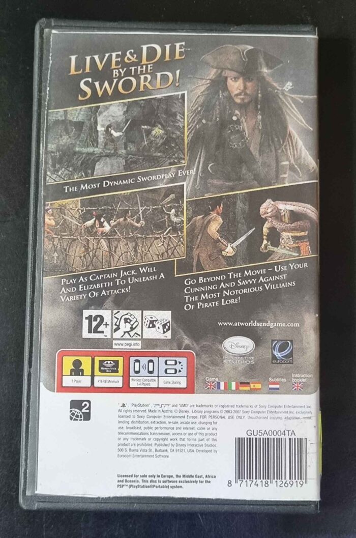 Pirates of the Caribbean At World's End | PsP - Imagen 3