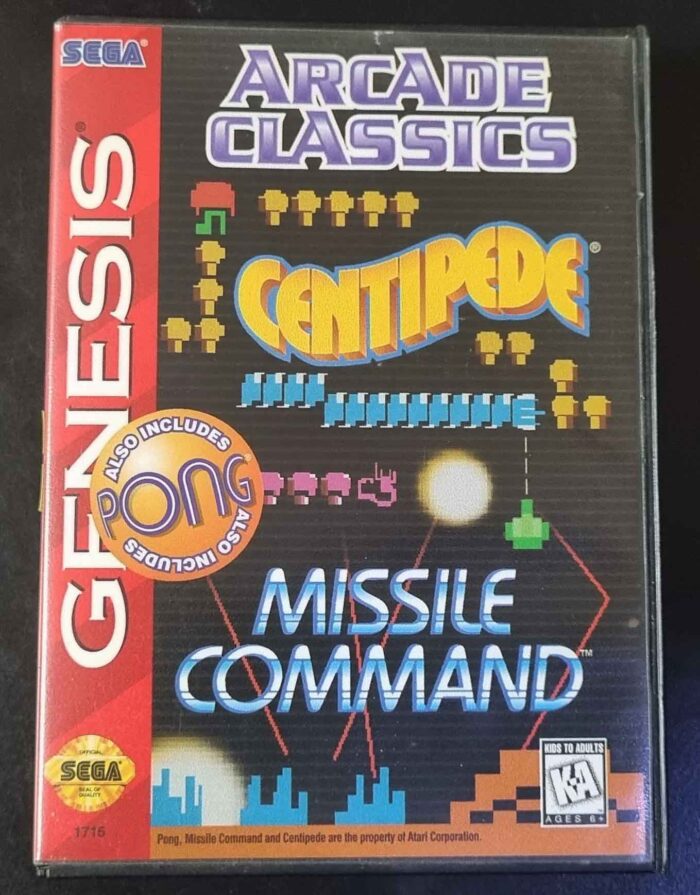 Arcade Classics | Sega Genesis Original (cib)