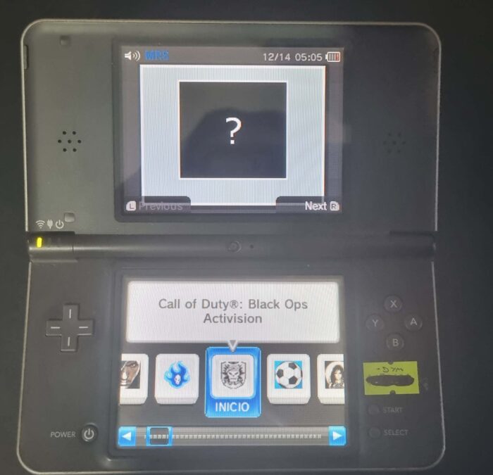 Nintendo Dsi Xl Black Consola Portatil -Flasheada-