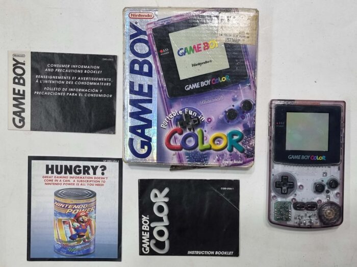 Consola Game Boy Color en Caja Atomic Purple