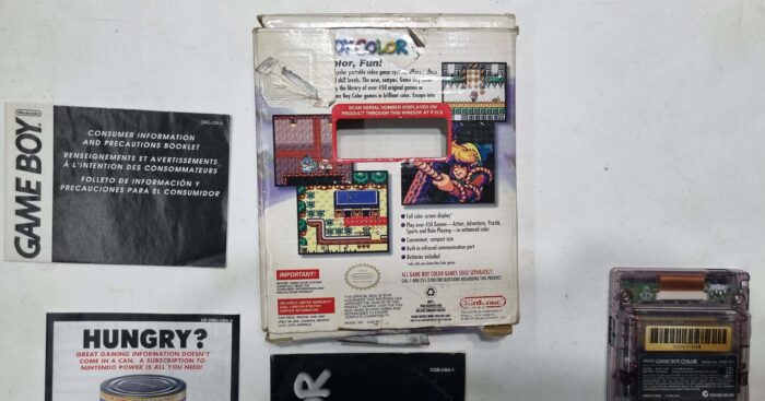 Consola Game Boy Color en Caja Atomic Purple - Imagen 3