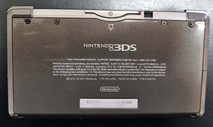 Nintendo 3ds Black Consola Portatil En Caja - Imagen 5