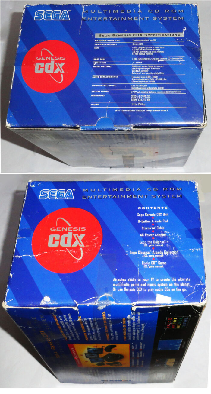 Sega Cdx Completa En Caja + Juegos Originales - Imagen 8