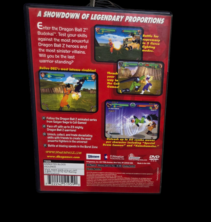 Dragon ball Z Budokai Original Ps2 - Imagen 2