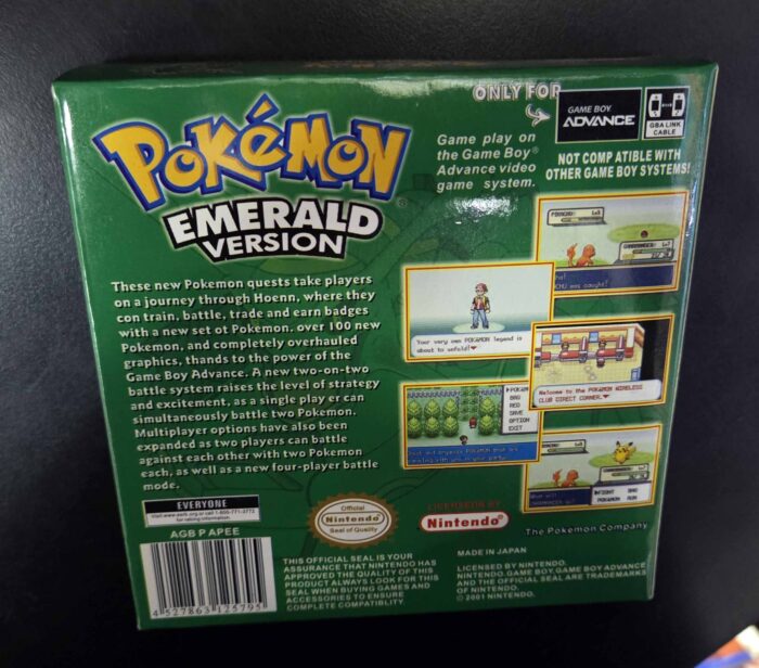 Caja Vacia Generica Pokemon Emerald | Game Boy Advance - Imagen 2