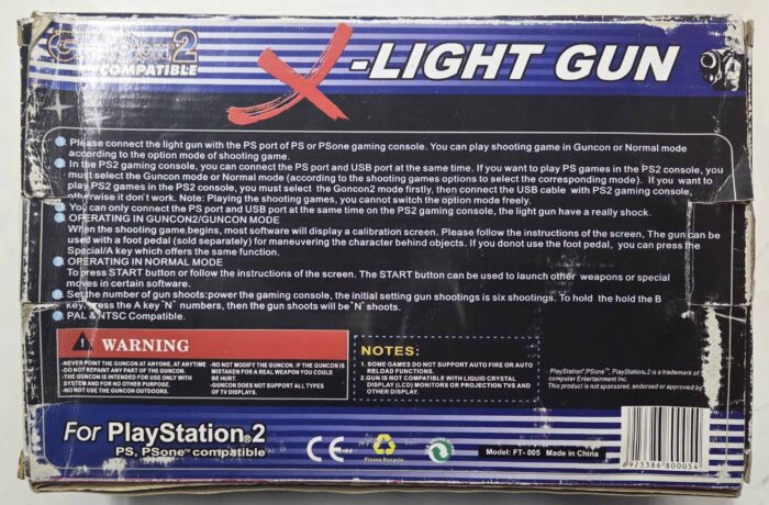 Pistola Light Gun Con Pedal | PS2 - Imagen 3