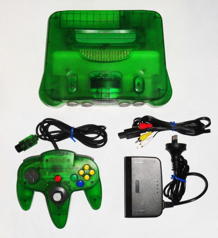 Nintendo 64 Americana Funtastic Jungle Green Completa