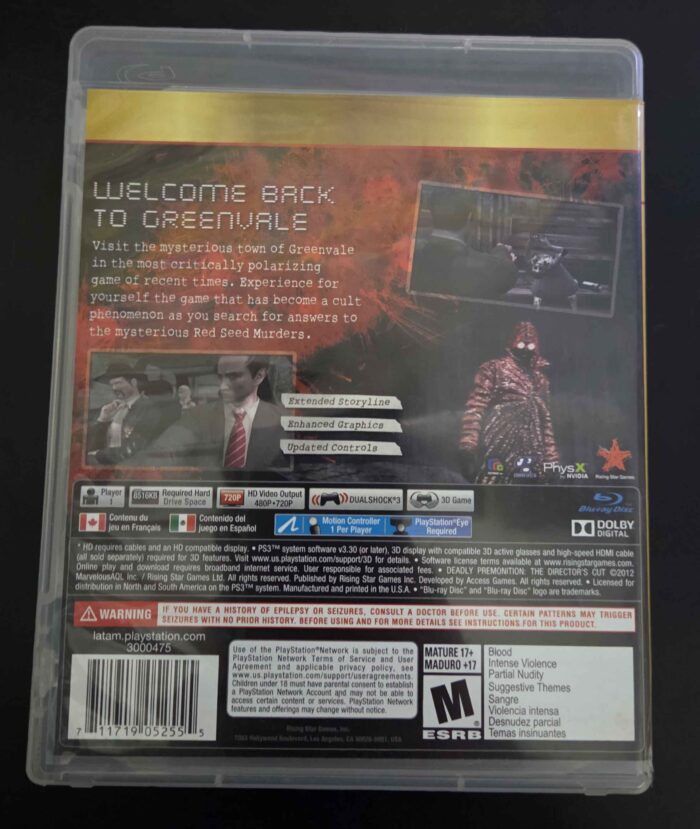 Deadly Premonition The Director's Cut | PS3 - Imagen 2