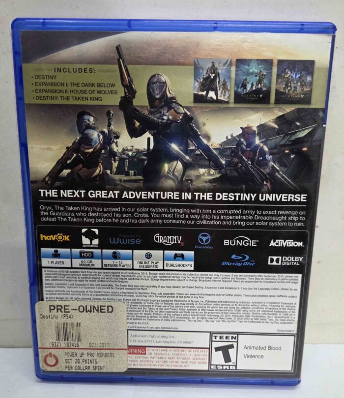 Destiny The Taken King Legendary Edition | PS4 - Imagen 2
