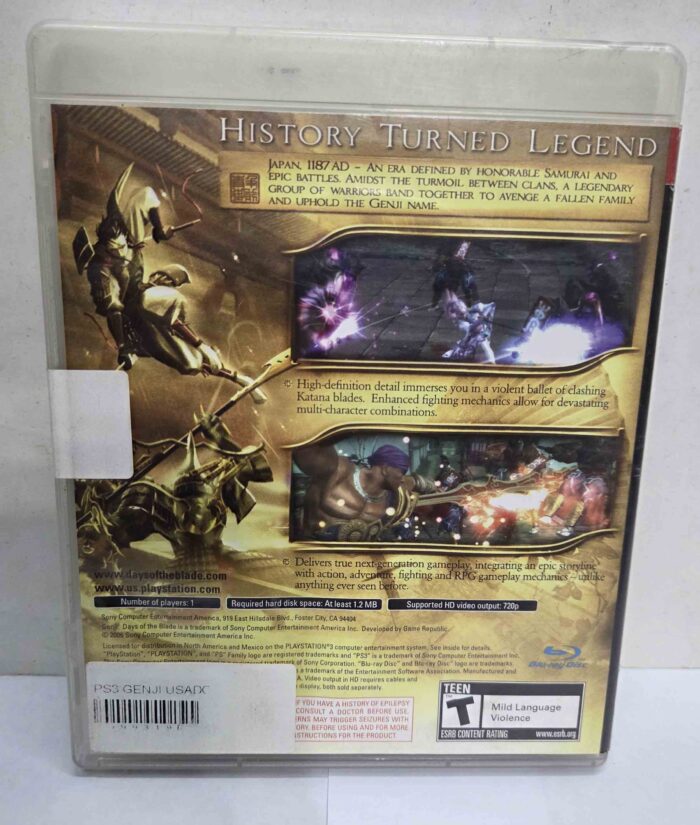 Genji Days of the Blade | PS3 - Imagen 2