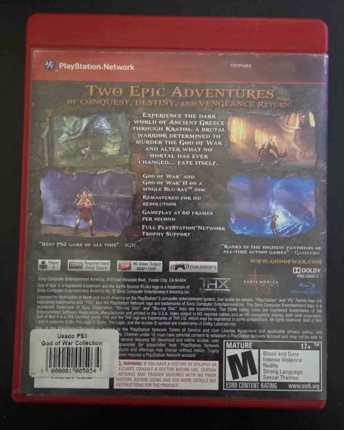 God of War Collection | PS3 - Imagen 2