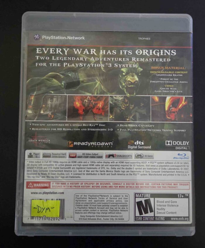 God of War Origins Collection | PS3 - Imagen 2