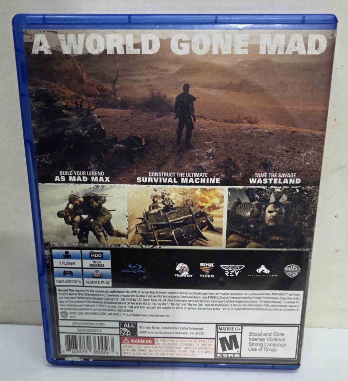 Mad Max | PS4 - Imagen 2