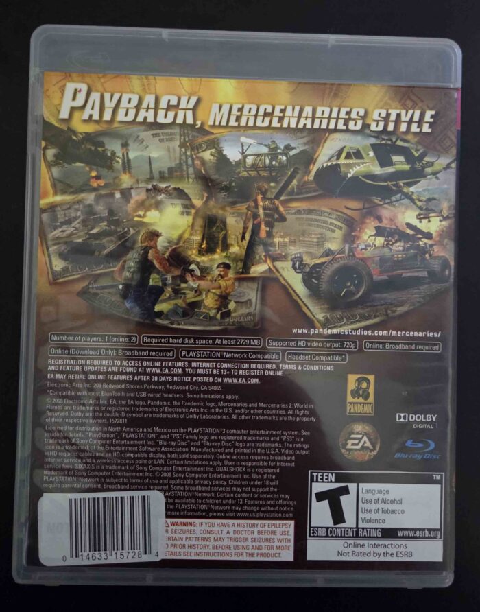 Mercenaries 2 World in Flames | PS3 - Imagen 2