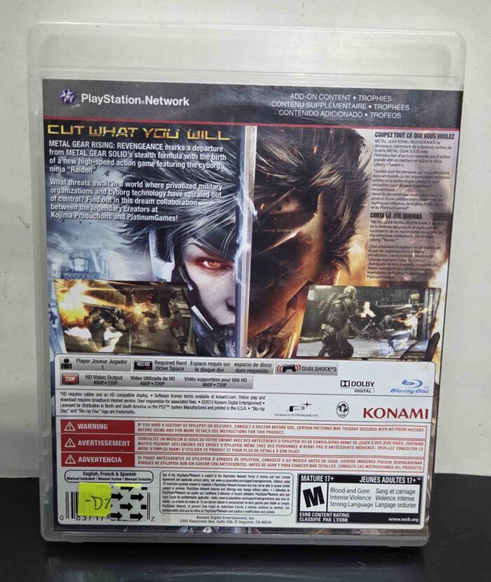 Metal Gear Rising Revengeance | PS3 - Imagen 2