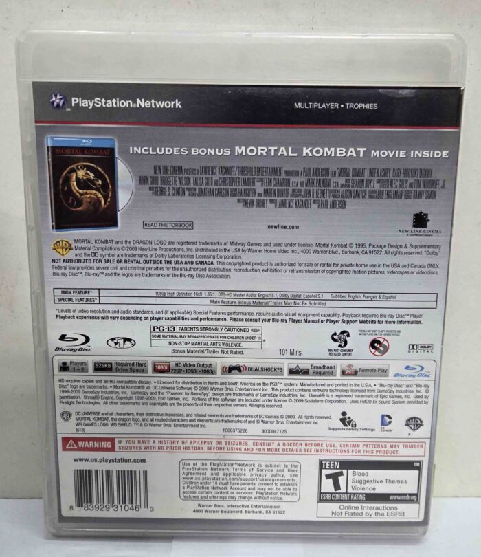 Mortal Kombat vs. DC Universe Combo Pack | PS3 - Imagen 2
