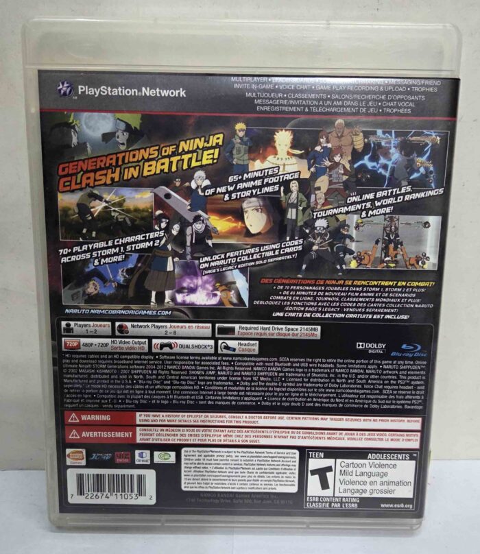 Naruto Shippuden ultimate Ninja Storm Generations | PS3 - Imagen 2