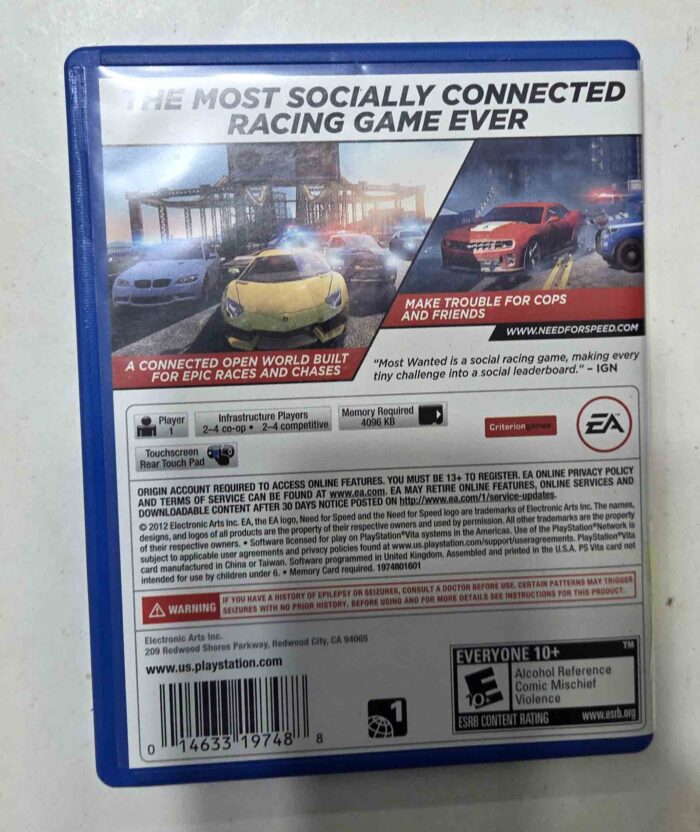 Need For Speed Most Wanted | PS Vita - Imagen 2