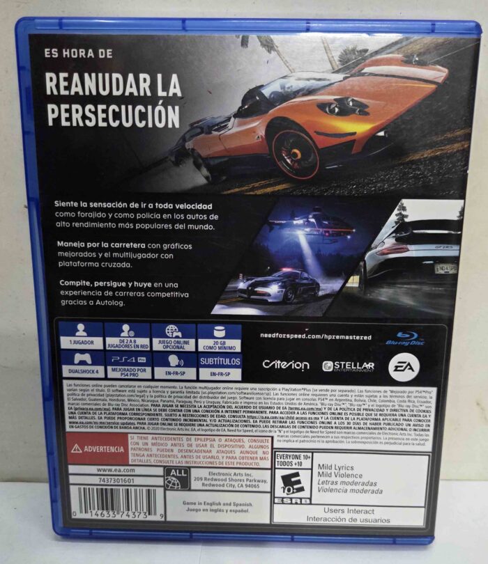 Need for Speed Hot Pursuit Remastered | PS4 - Imagen 2