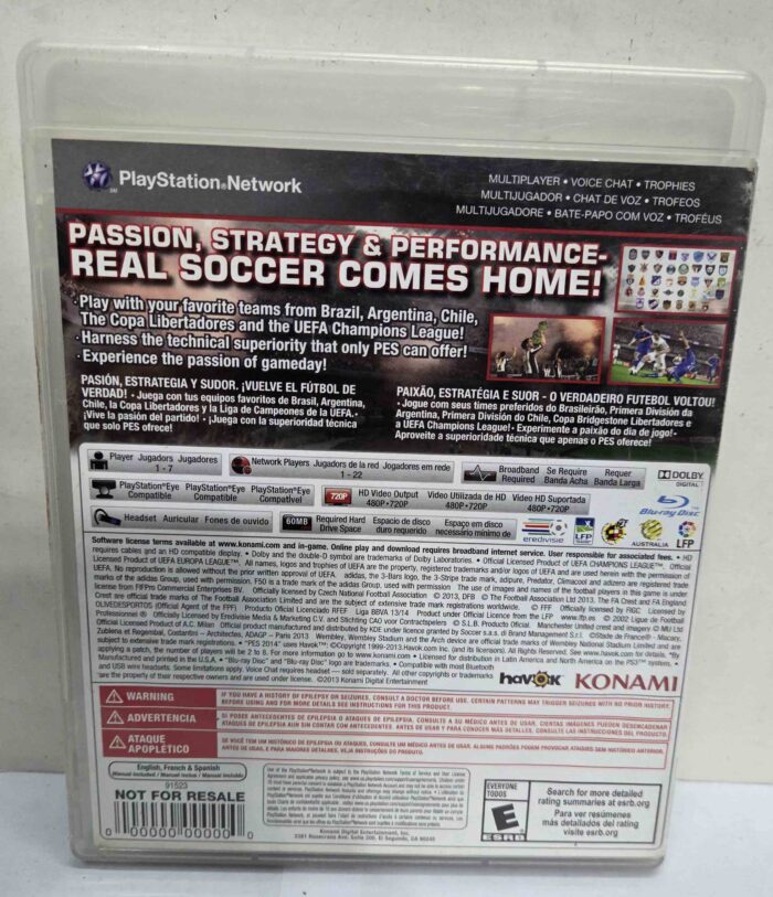 Pro Evolution Soccer 2014 | PS3 - Imagen 2