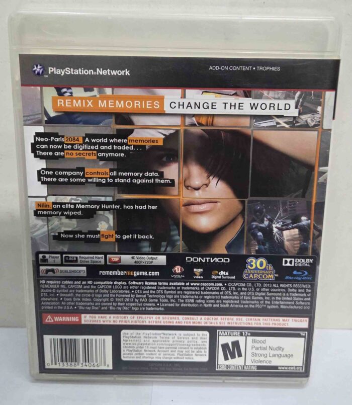 Remember Me | PS3 - Imagen 2