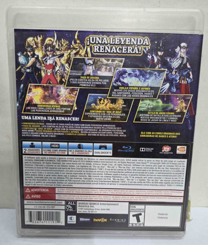 Saint Seiya Soldiers Soul | PS3 - Imagen 2