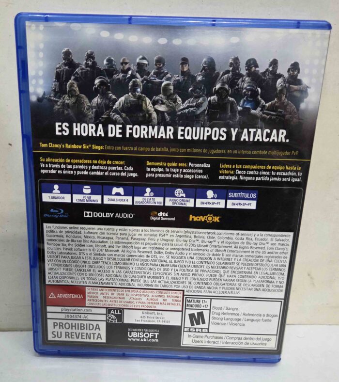Tom Clancy's Rainbow Six Siege | PS4 - Imagen 2
