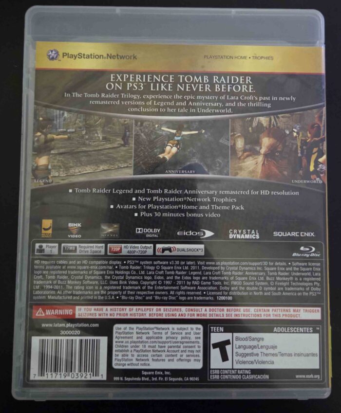 Tomb Raider Trilogy | PS3 - Imagen 2