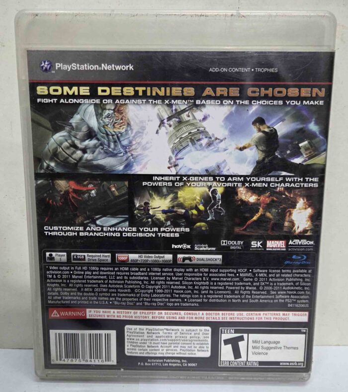 X-Men Destiny | PS3 - Imagen 2