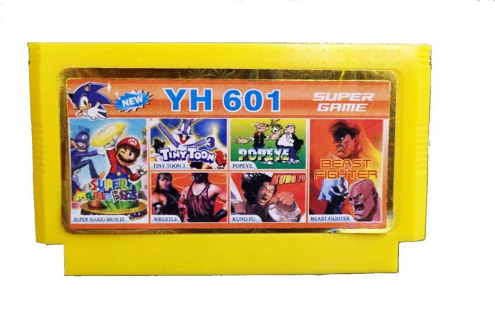 6 In 1 | Yh 601 / Super Mario 3 - Gi Joe 2 y mas | Cartucho Compatible Family Game