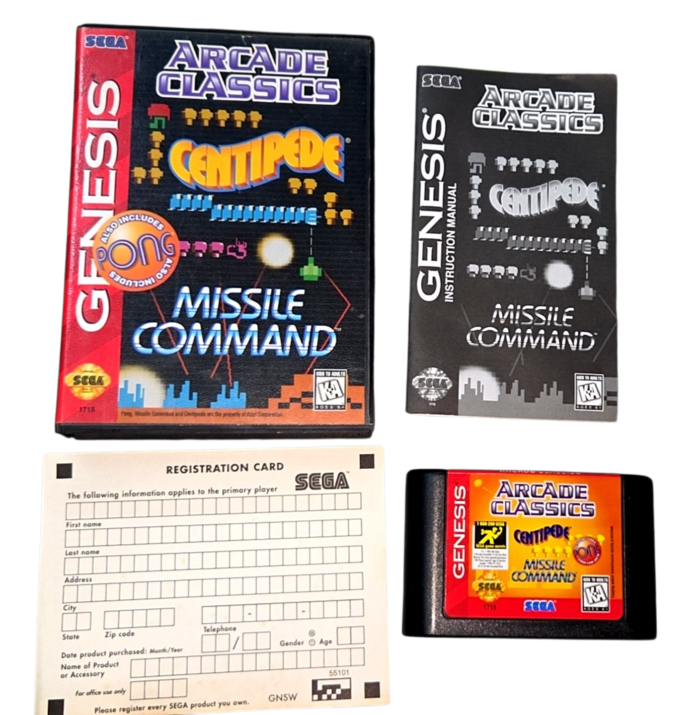 Arcade Classics Sega Genesis Original Completo