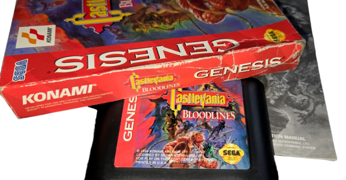 Castlevania Bloodlines / Sega Genesis Original / Completo CIB - Imagen 4