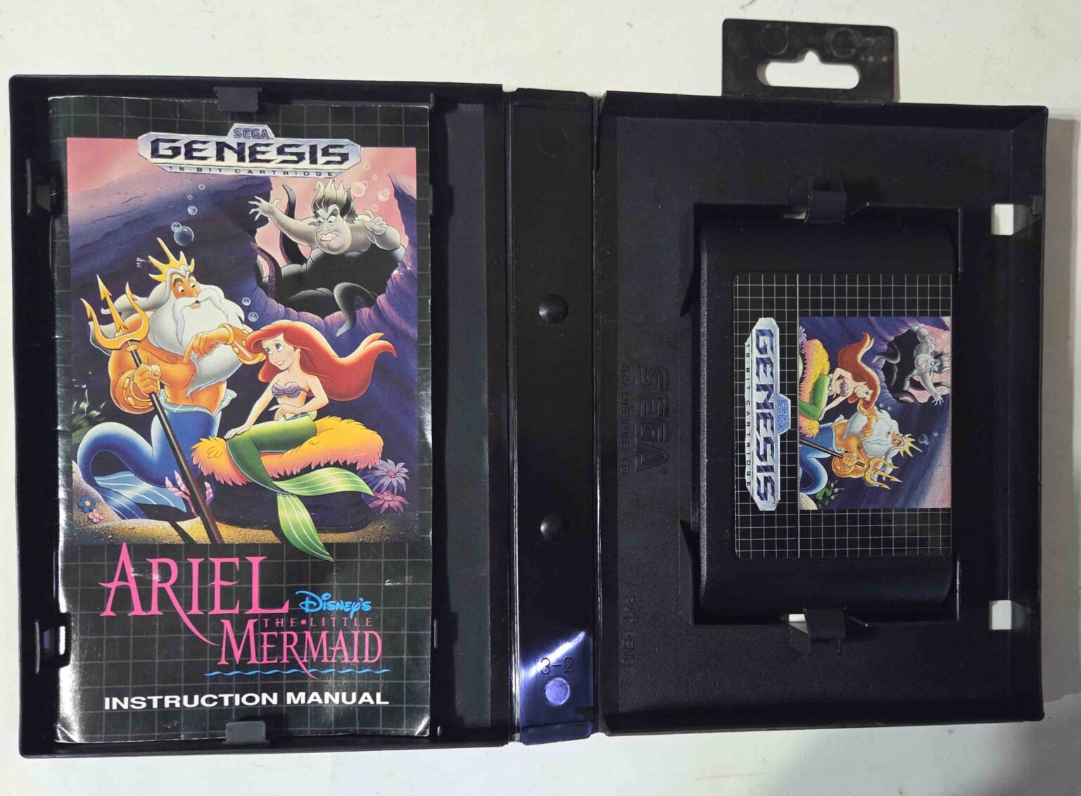 Jeu Ariel La Petite Sirène Sur Sega Megadrive – Pal, Bon état