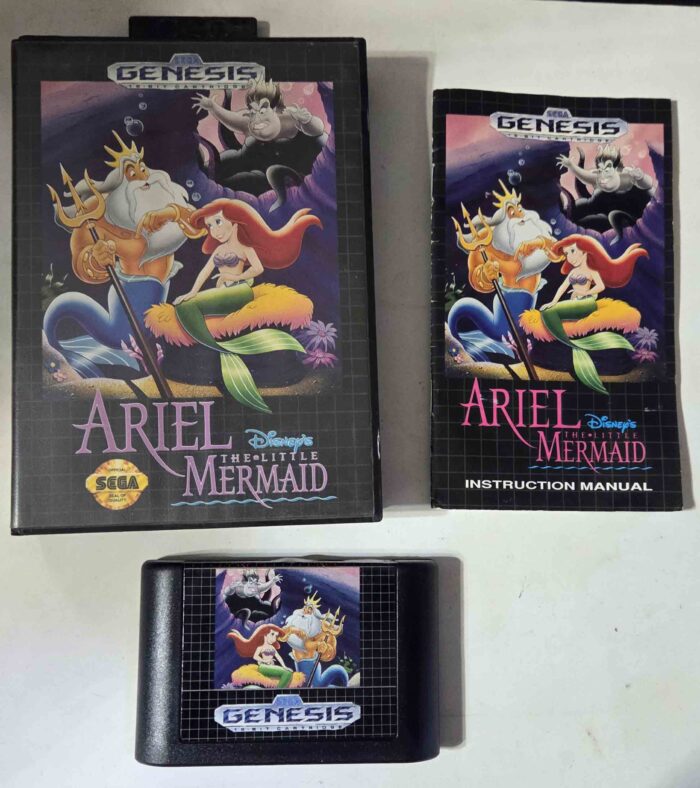 Ariel the Little Mermaid | Sega Genesis Original (Cib)