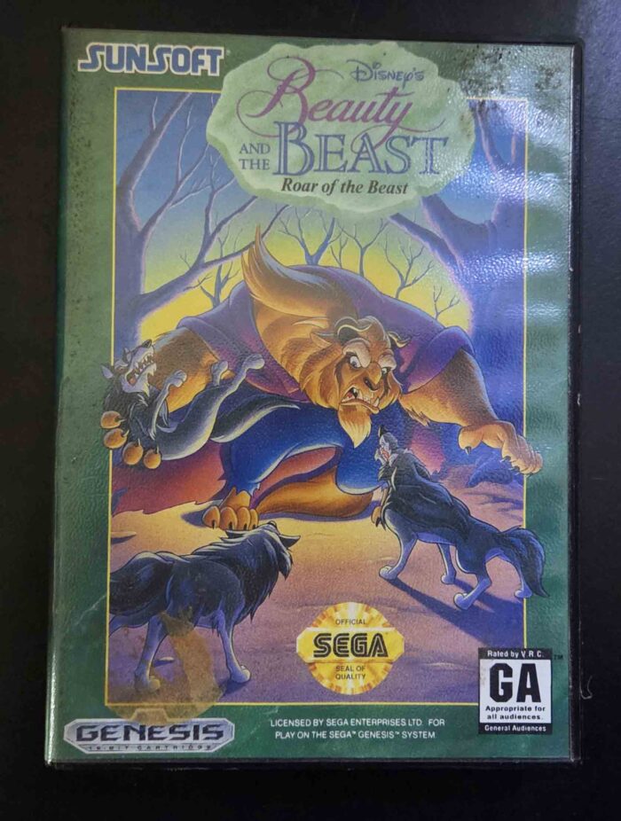 Beauty and the Beast Roar of the Beast | Sega Genesis Original (Cib)