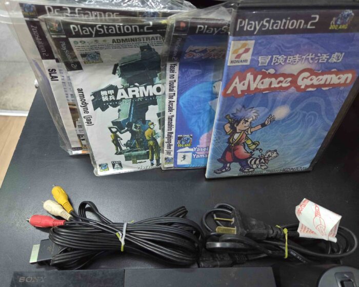 Consola Ps2 Playstation 2 Super Slim Chipeada Lee DvD Laser + Juegos - Imagen 2